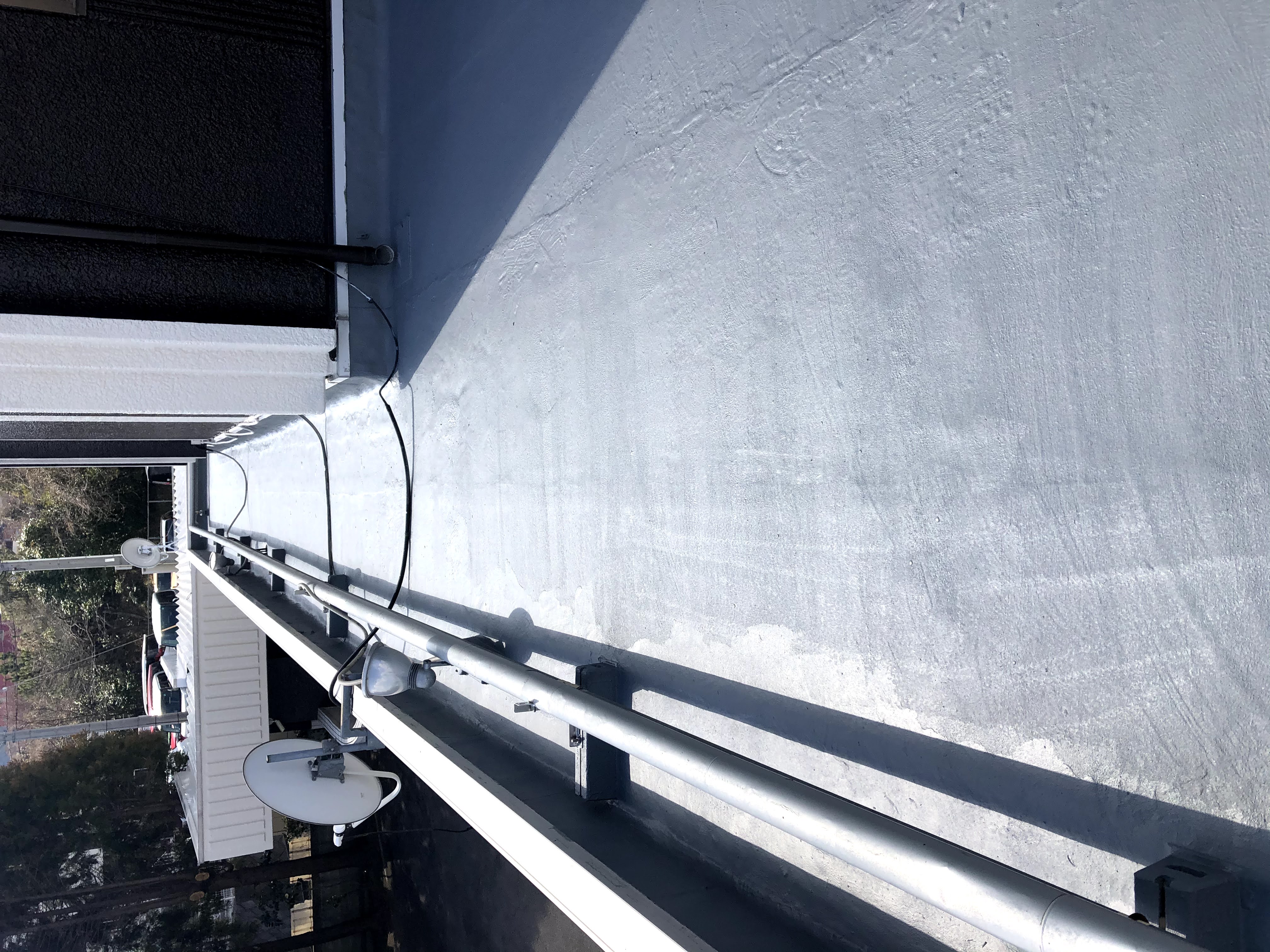 別府市宿泊施設 屋上（2階）全景 施工後