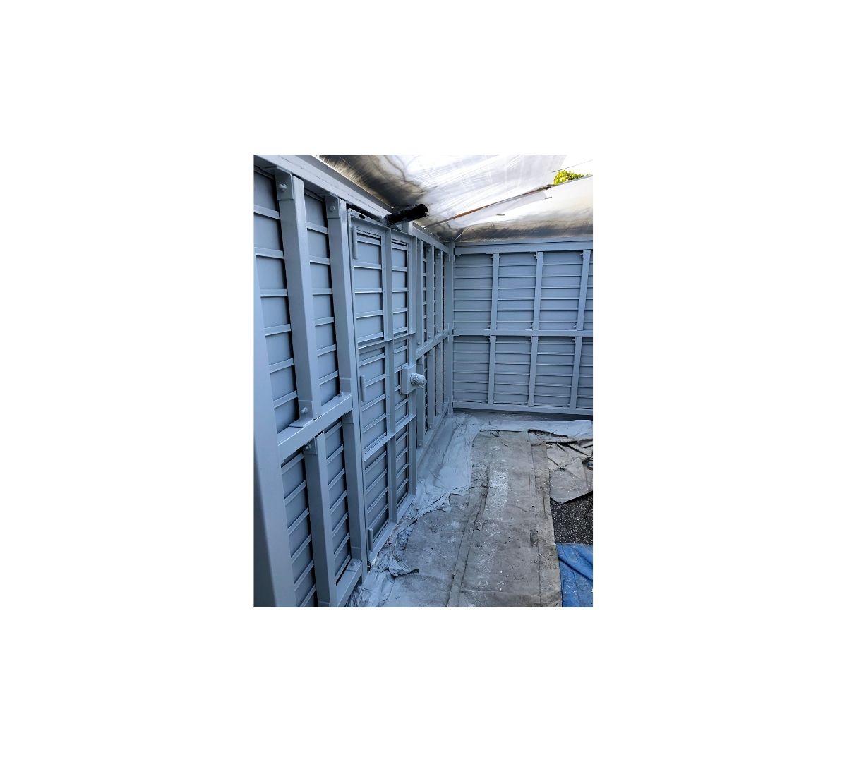 機械室 上塗り施工後